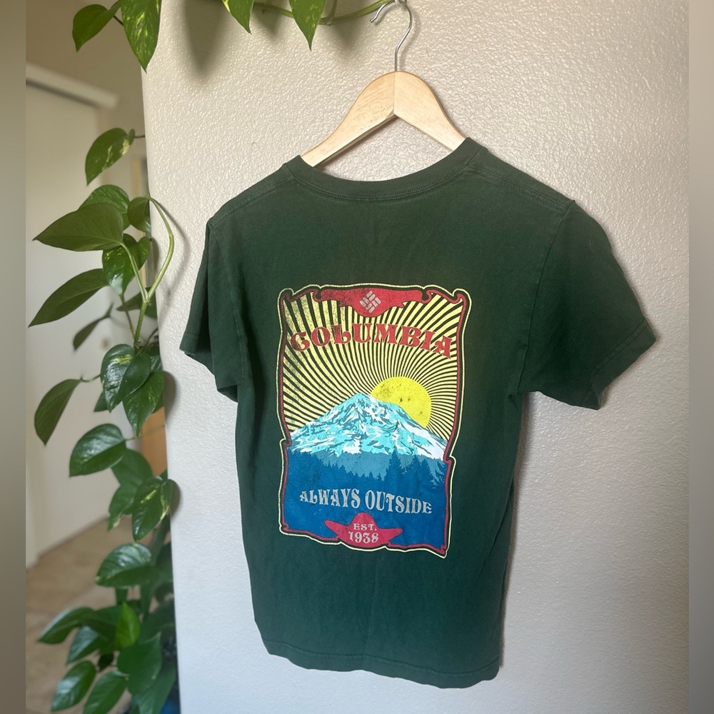 Columbia Forest Green Tee